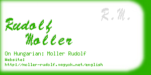 rudolf moller business card